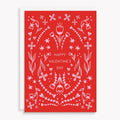 Folk Art Valentine's Day Card