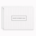 Block Stripe Father's Day Card