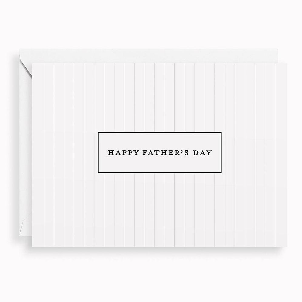 Block Stripe Father's Day Card