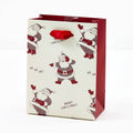SM Newsprint Santas Gift Bag