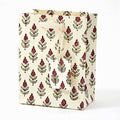 Buti Scarlet Block Printed Small Gift Bag