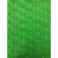 Gold Foil Trees on Green Handmade Paper [Xmas Tree Wrap]
