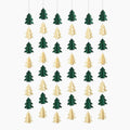 Green and White Tree Wall Decor