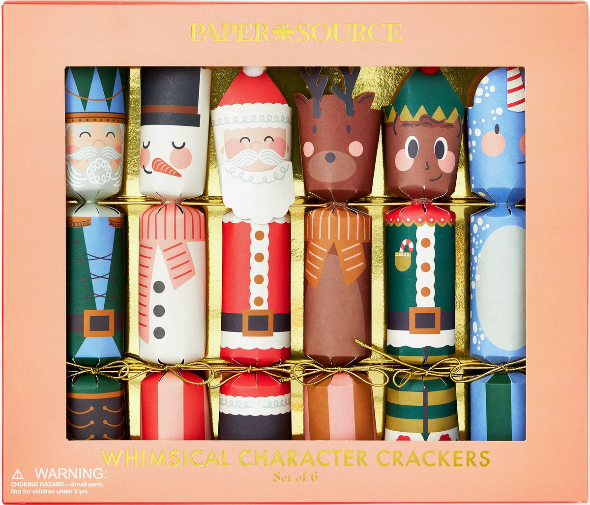 Whimsical Character Crackers S/6