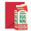 Egg Nog Holiday Card