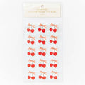 Chunky Glitter Cherry Stickers