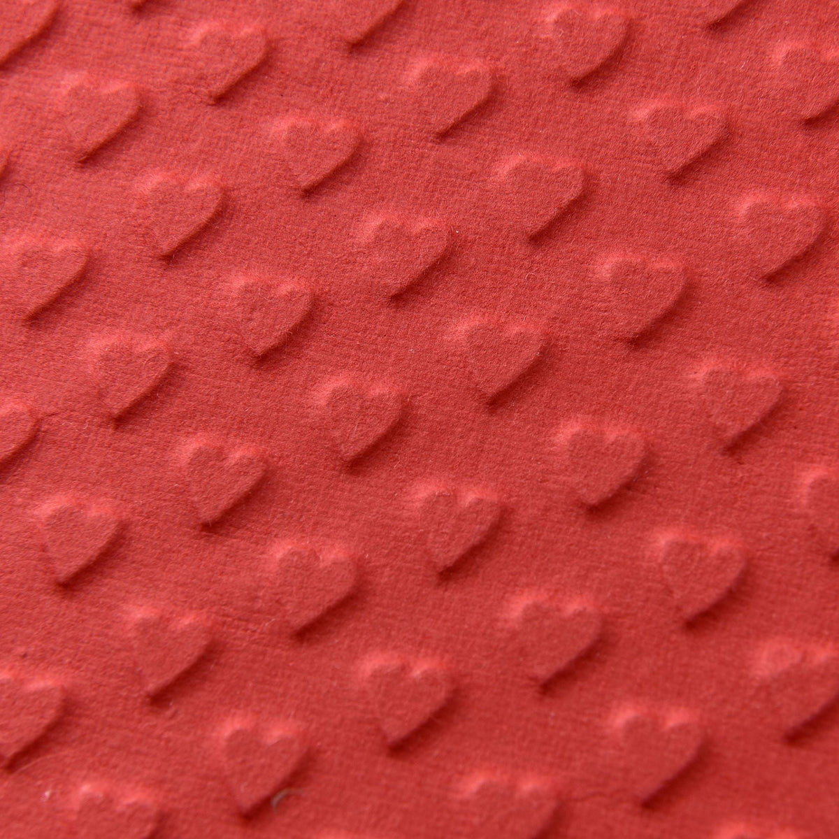 Red Heart Embossed Handmade Paper