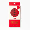 Red Small Sphere Paper Honeycomb Ball 6 inches
