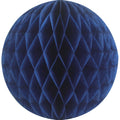 Navy lrg Paper Honeycomb Sphere