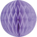 Light Purple Lrg Paper Honeycomb Sphere