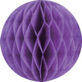 Purple Med Paper Honeycomb Sphere