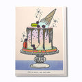 Specialty Glitter Eat The Cake Birthday Card