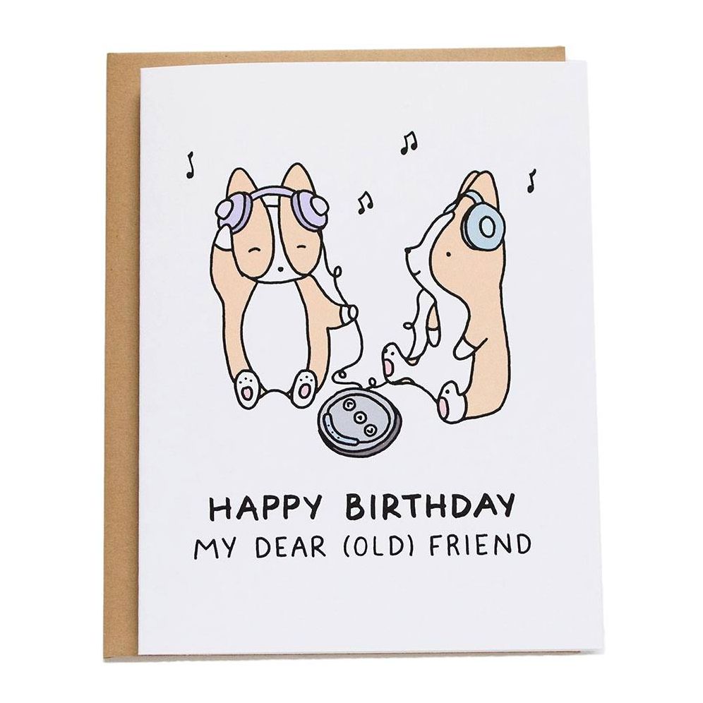 Dear Old Friend Birthday Card