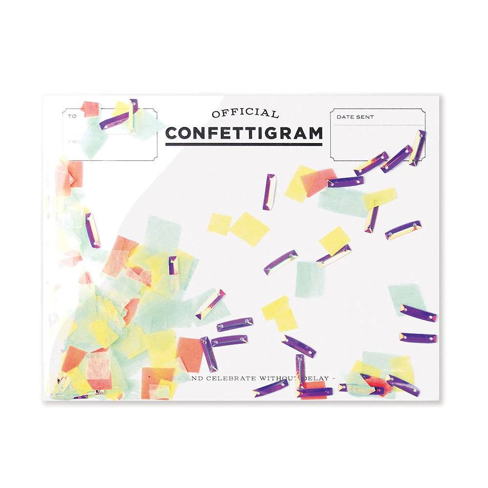 Confettigram Birthday Card