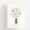 Quilling Bouquet Wedding Card