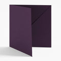 5.5" Square Aubergine Diagonal Folders
