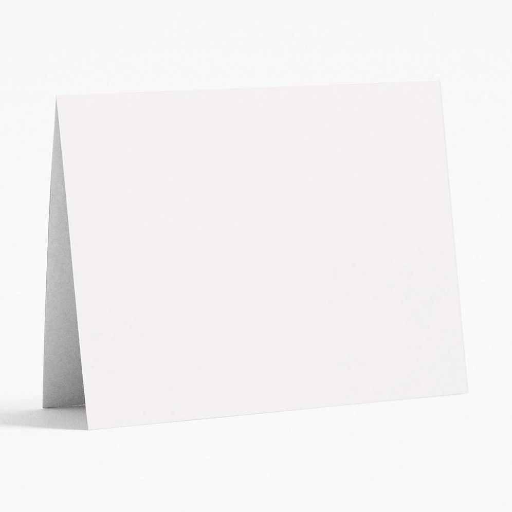 A2 Eco White Folded Cards