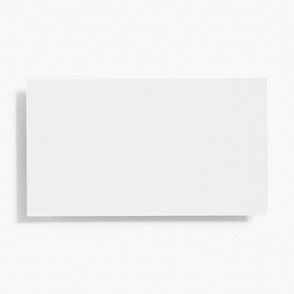 Eco White Business Cards