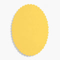 Curry 4 Bar Scallop Oval Note Cards