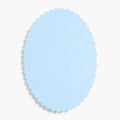 Scallop 4 Bar Bluebell Oval Cards