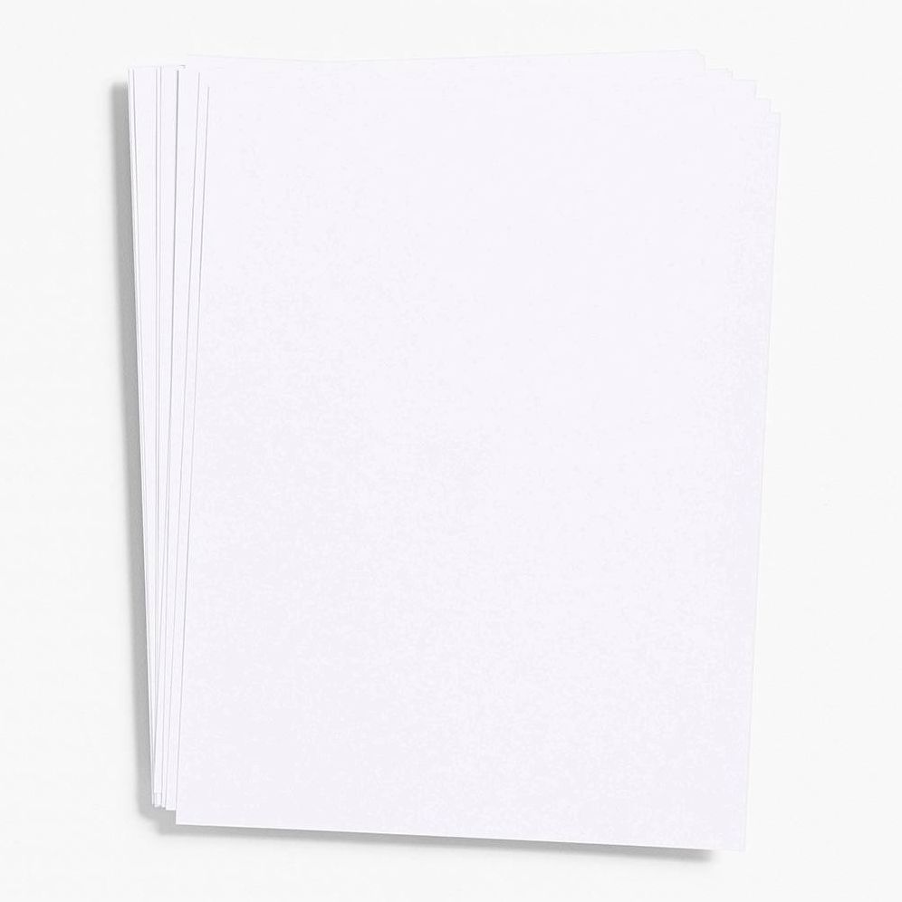 Pure White Paper 8.5" x 11"