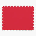 Red A2 Scallop Note Cards
