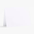 Pure White 4 Bar Folded Cards