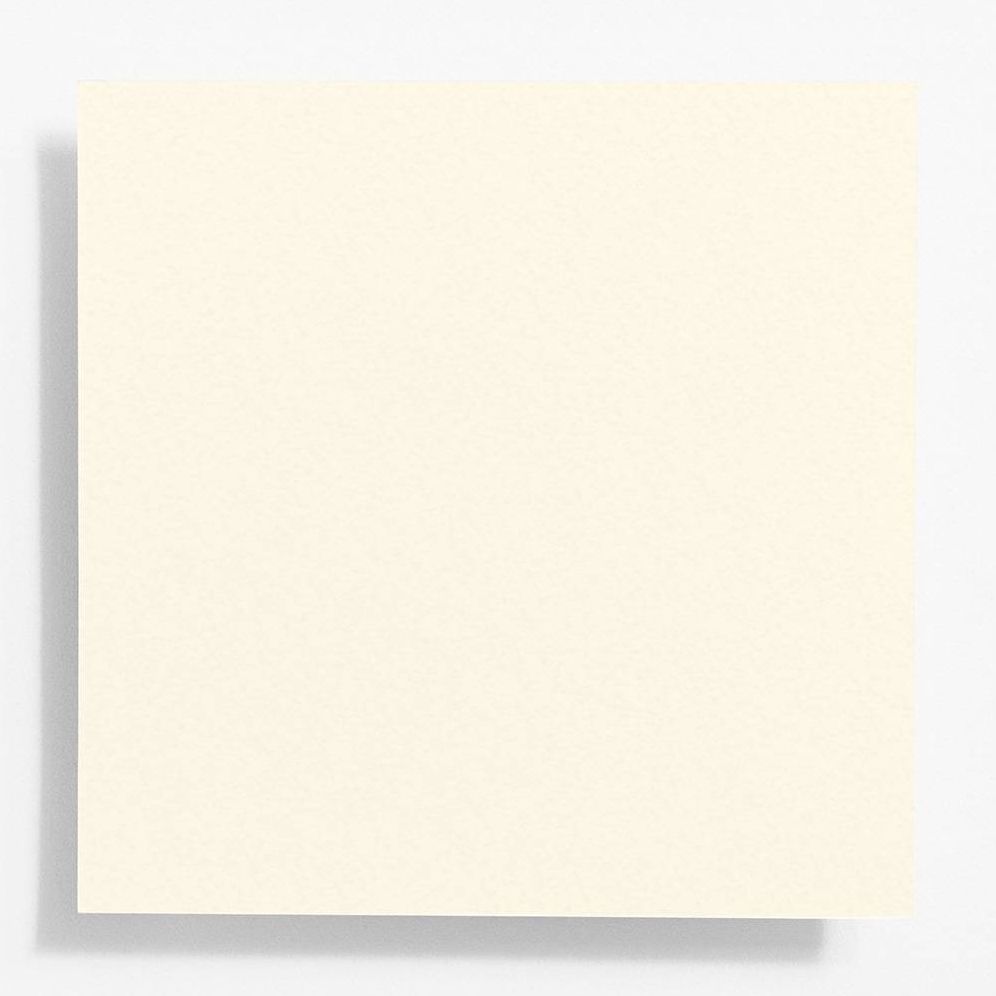 5" Square Luxe White Enclosure Cards