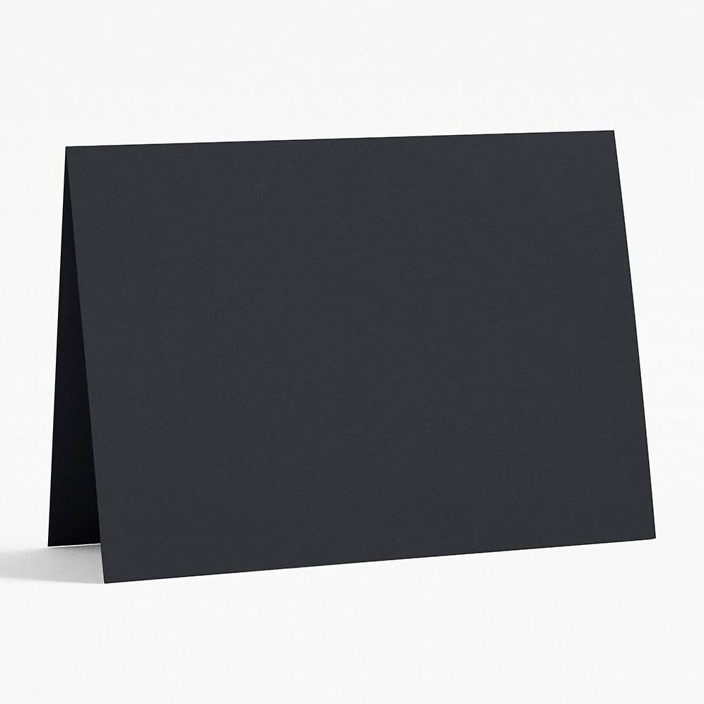 Black A6 Folded Cards