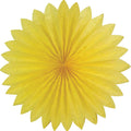 Plain fan, 40cm, Yellow