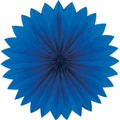 Plain fan, 40cm, Blue