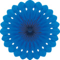 Detailed fan, 30cm, Blue