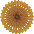 Detailed fan, 30cm, Gold