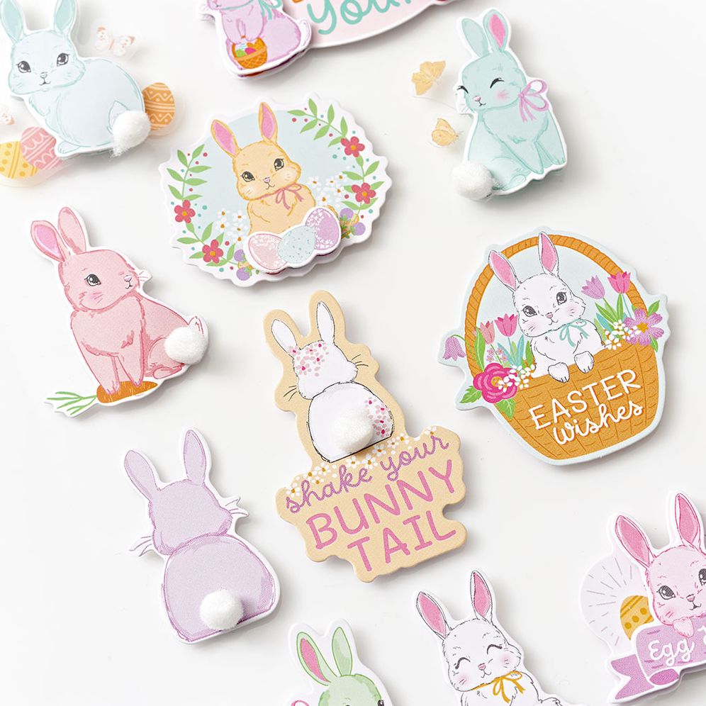 Adorable Bunny Sticker Sheet