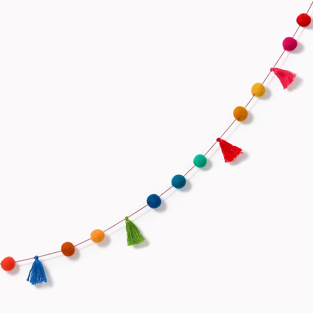 Colorful Tassel Pom Garland