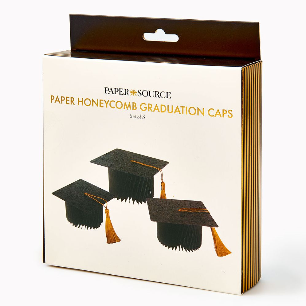 Graduation Cap Honeycomb Decor
