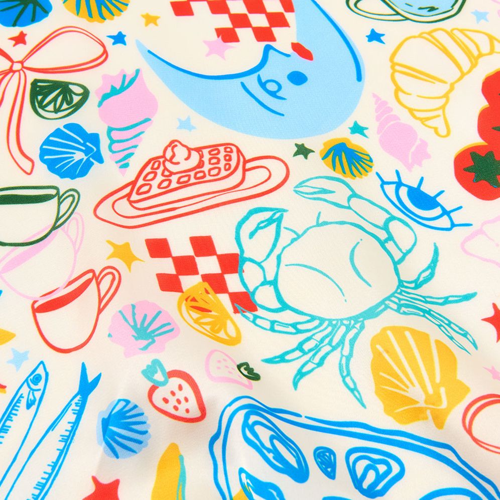 Coastal Satin Scarf