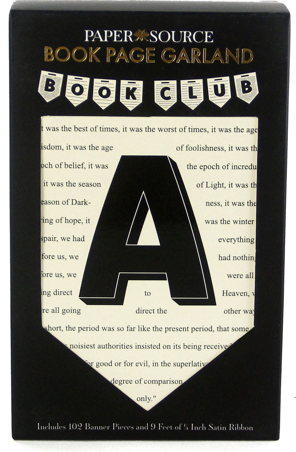 Book Page Garland