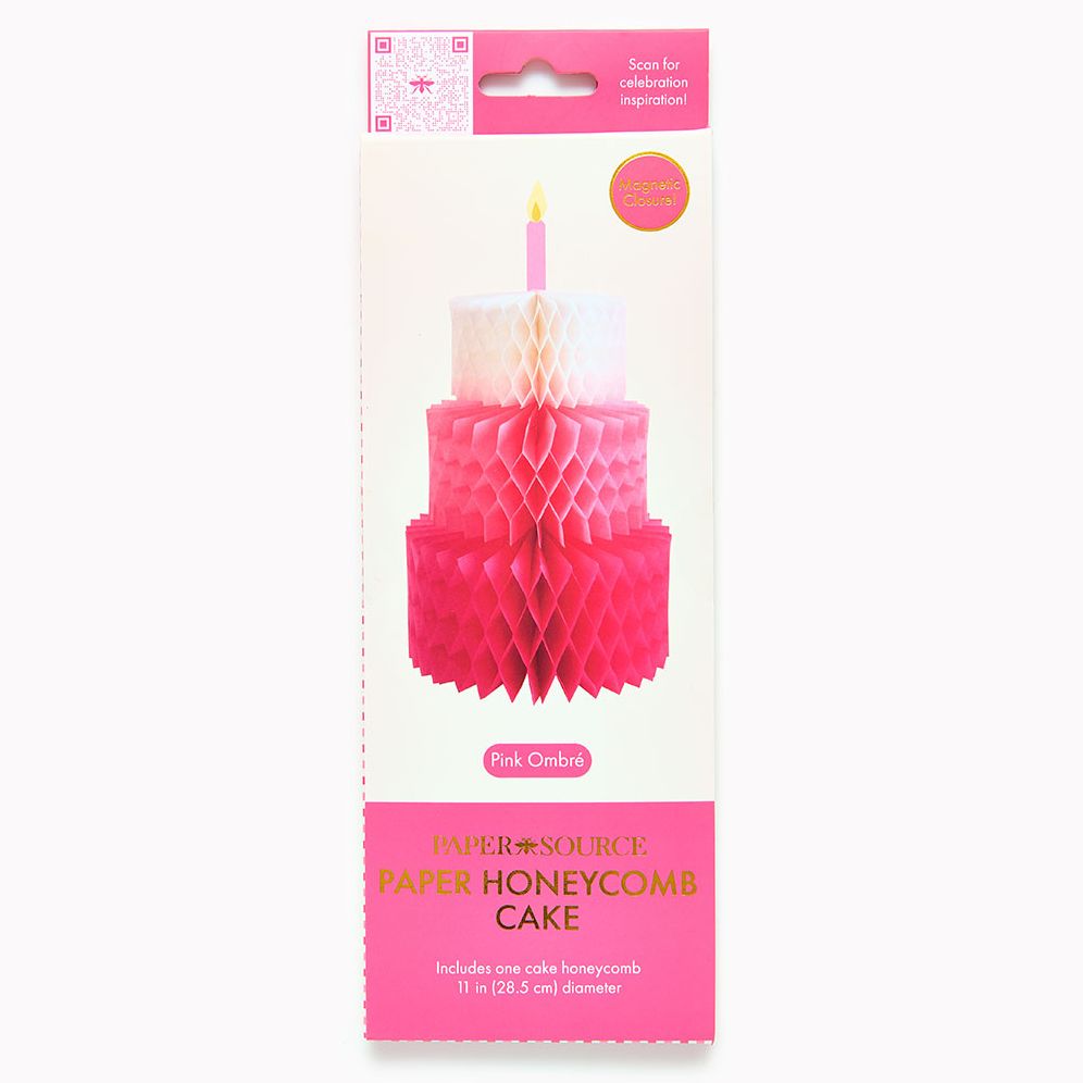 Honeycomb Birthday Cake
