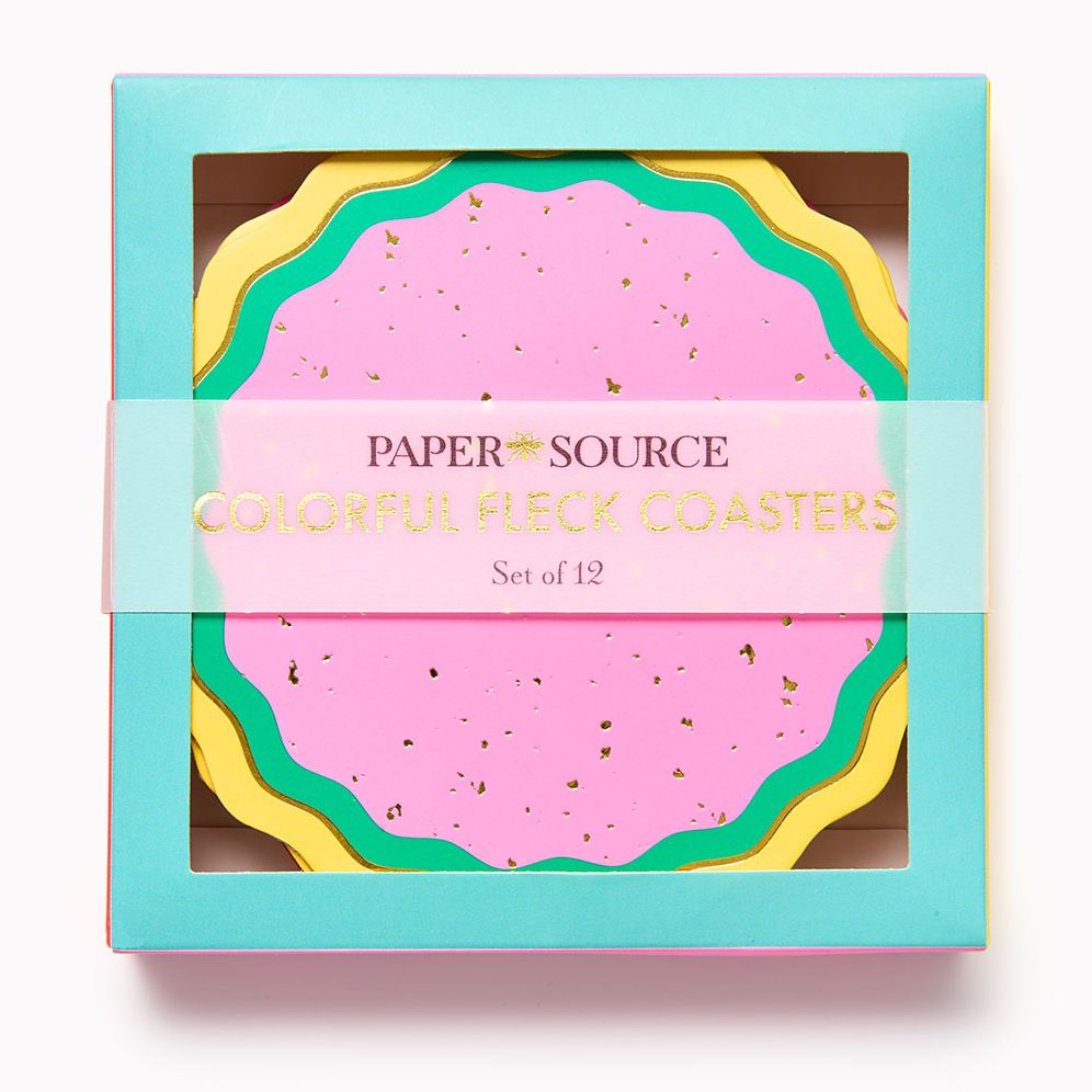 Colorful Fleck Coasters S/12