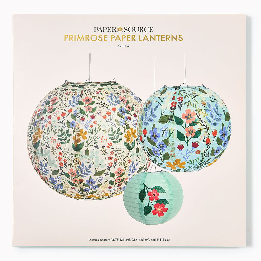 Primrose Paper Lanterns S/3