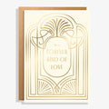 Forever Love Deco Design Wedding Card