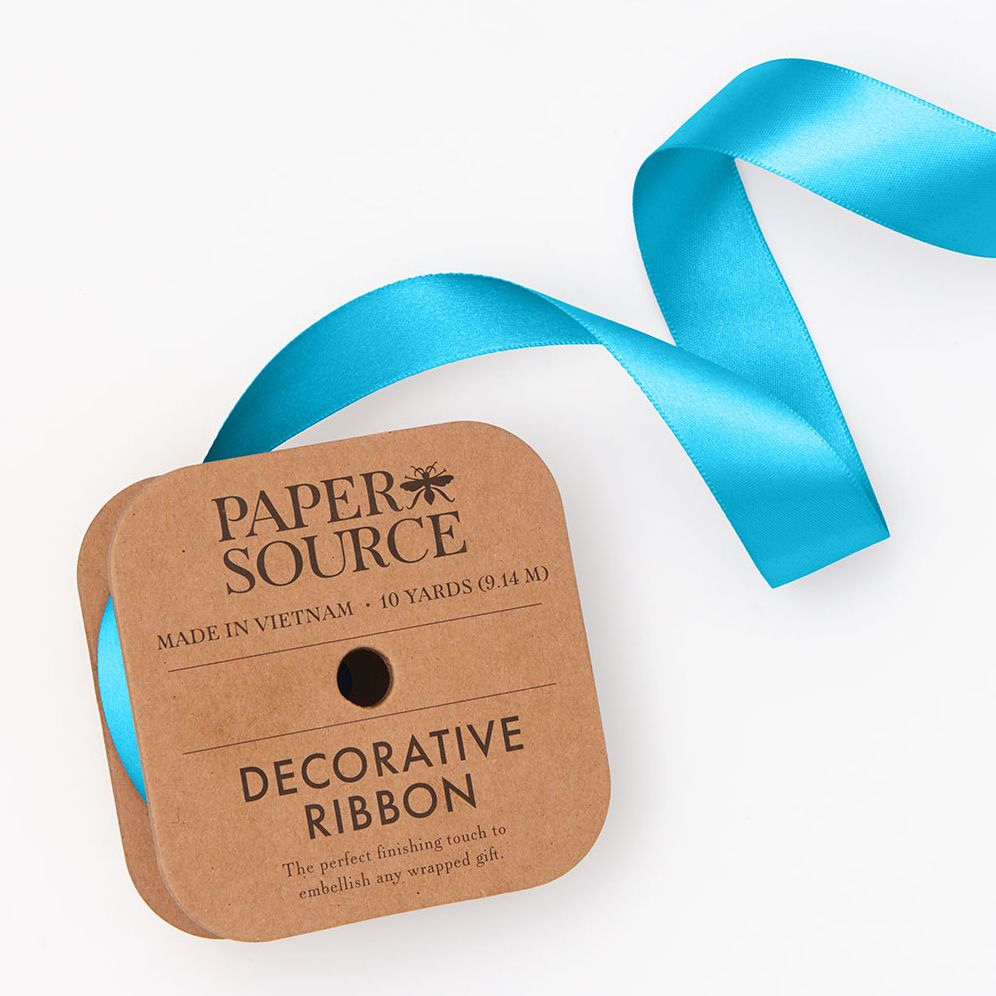 Satin Turquoise 1" 10YD