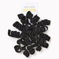 Black Shimmer Velvet Curly Bow