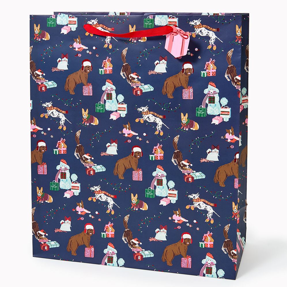 Festive Dogs XL Gift Bag