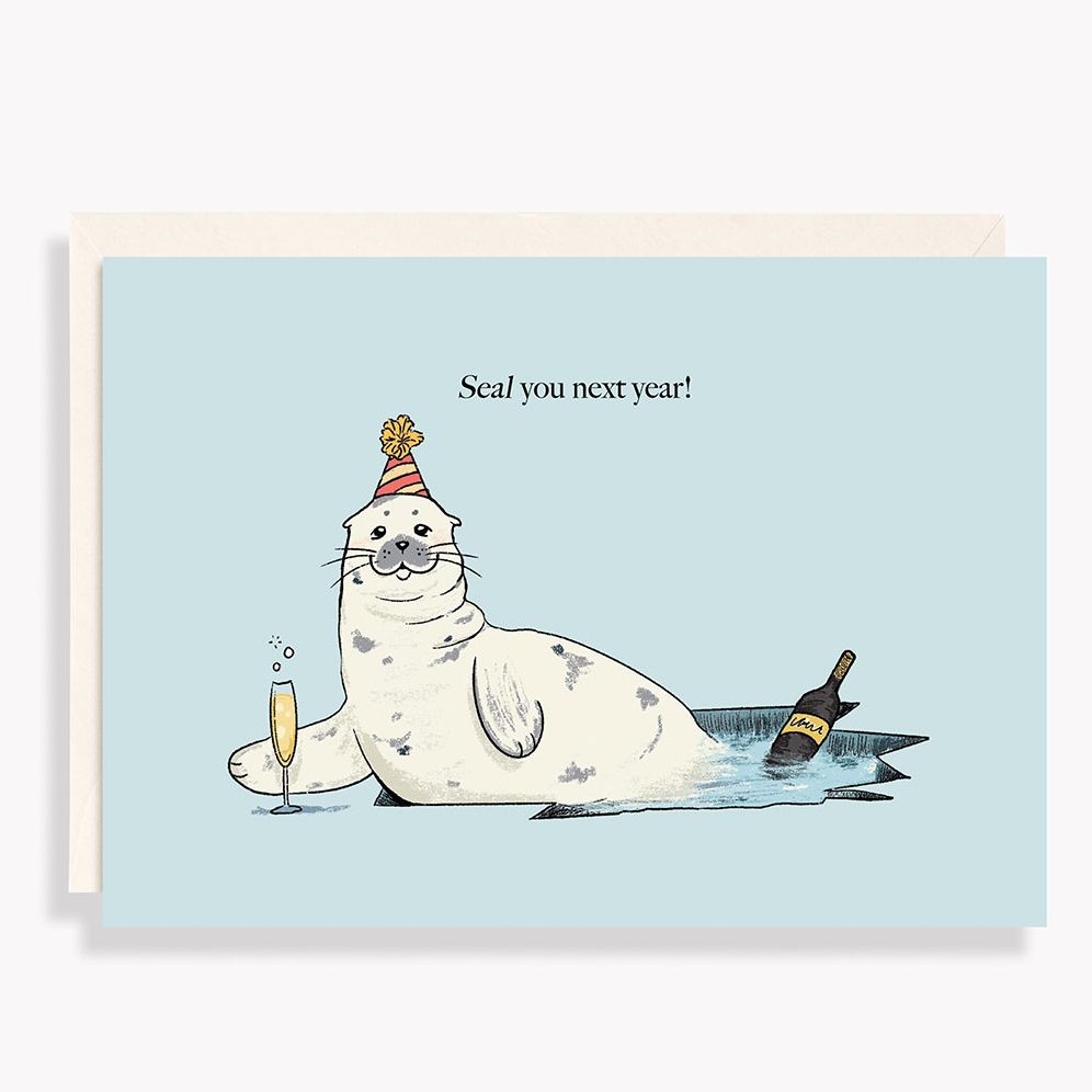 Seal You Next Year New Year's Card