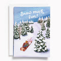 Christmas Bunnies Snow Much Fun Stationery Set