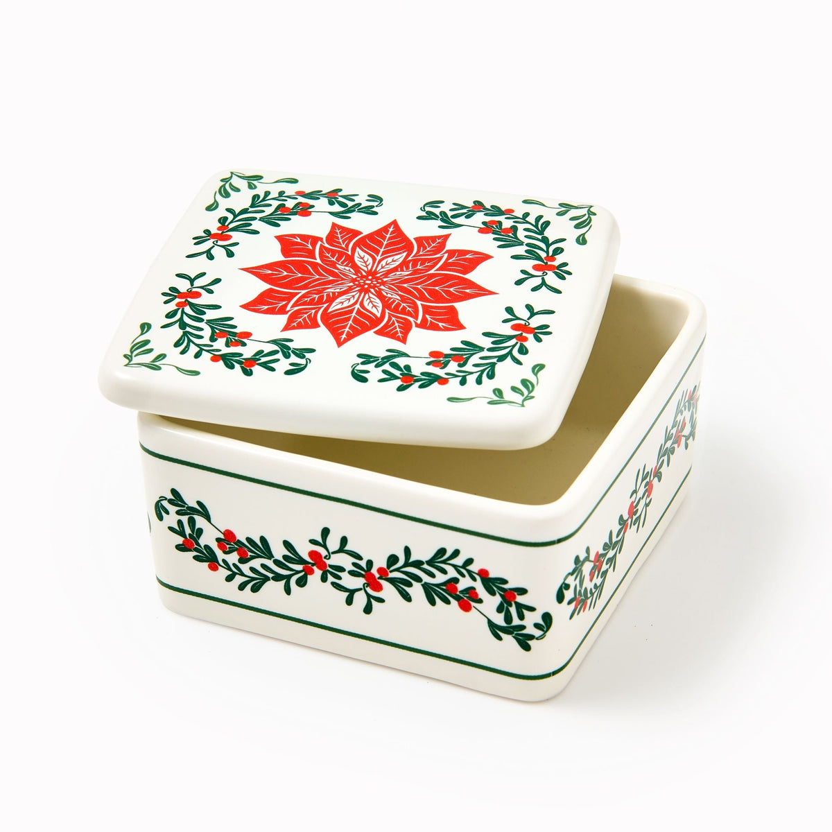 Poinsettia Trinket Dish