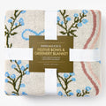 Festive Bows and Greenery Blanket