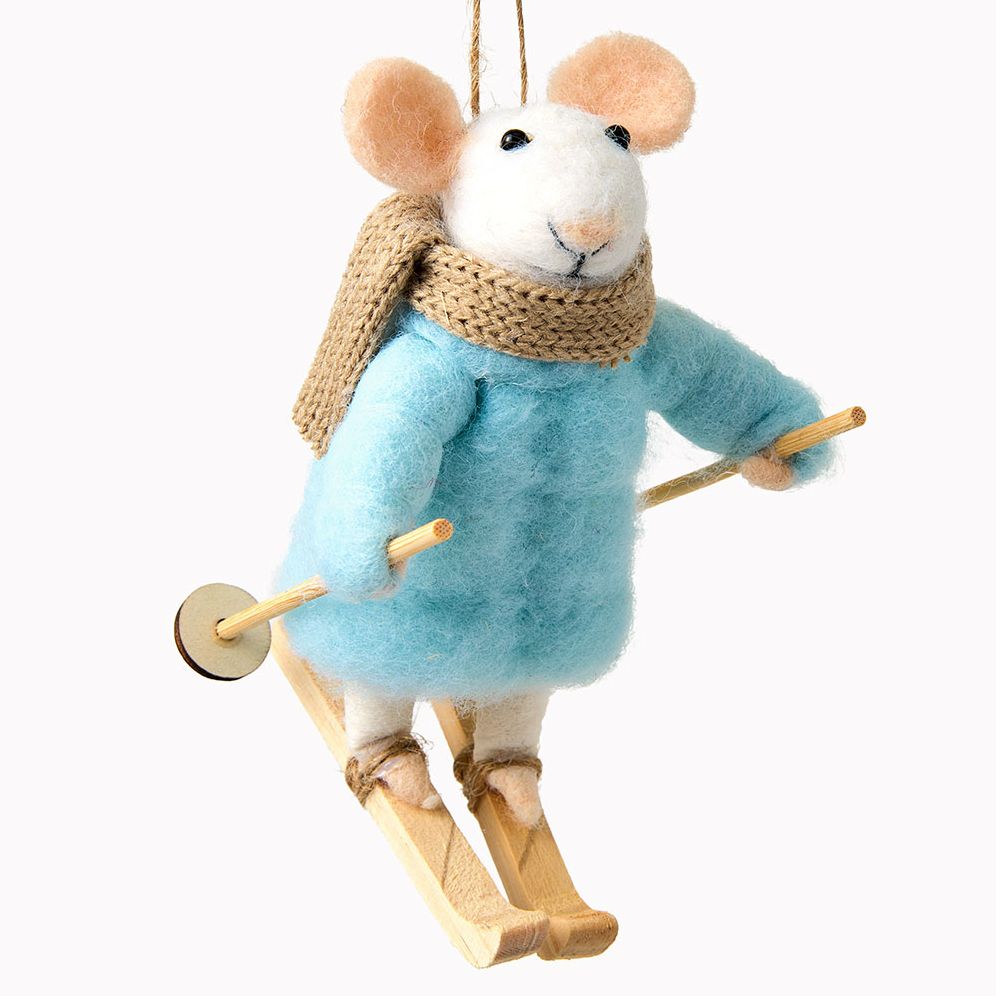 Felt Holiday Mice, Assorted